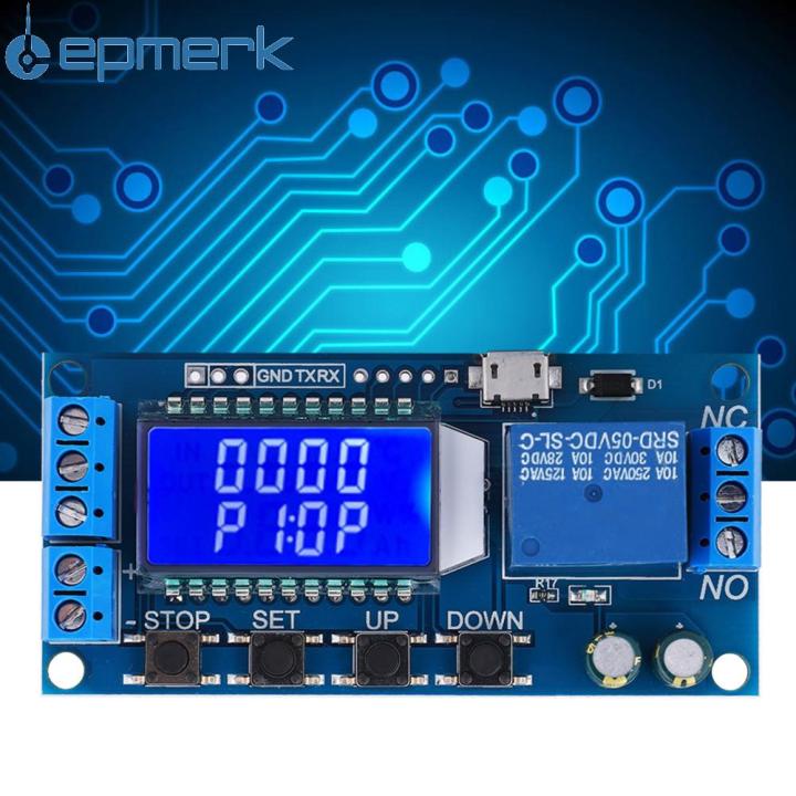 Relay Module With Timer Connection Lepmerk Delay Relay Module 5V 12V 24V Time Delay Relay Module Delay Off ...