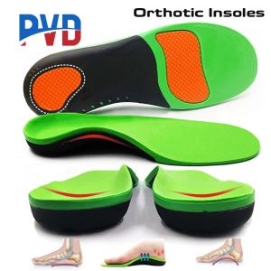 PVD 1 Pair Orthotic Insole Arch Support Orthopedic Insoles O/X Leg Correct Sole Pads Plantar Fasciitis Shock Absorption Insole 鞋垫 防痛久站