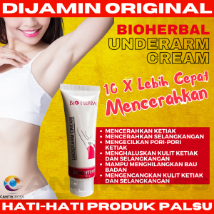 Bio Herbal Underarm Cream Pemutih Mengencangkan Kulit Ketiak Selangkangan Dan Lipatan