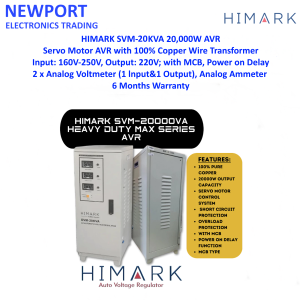 Himark SVM-20KVA 20000W Servo Motor AVR with 100% Copper Wire Transformer 6 Months Warranty