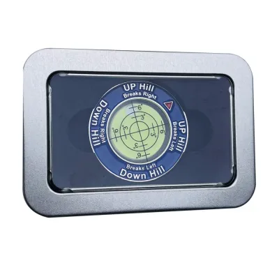GOXBERK Ball Marker Golf Tools Leveler Training Tool High Precision Golf Putt Ball Marker Putt Ball Marker Easily Use Golf Spirit Level Gift for Golfers