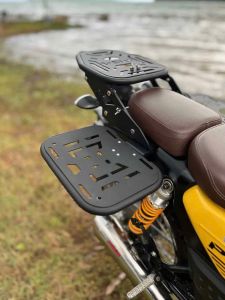 Bộ Baga gập và cánh én để đồ 2 bên xe PG1 và giá full bộ lắp Phụ tùng trang trí xe