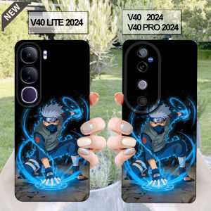 case VIVO V40  dan case VIVO V40 PRO dan case VIVO V40 LITE  -Casing silikon hitam bening elastis