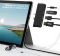 Surface Go 3 Docking Station, 4 in 1  Surface Go 3 Accessories with 4K HDMI + USB 3.0 Port Hub + 3.5mm Audio Adapter, USB Adapter for Surface Go 3/Go 2/Go. 