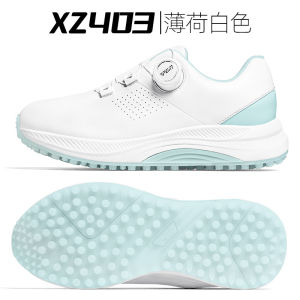 AUPGM Summer golf shoes for women waterproof with adjustable laces height-increasing and non-slip soles womens athletic shoes low-top style
