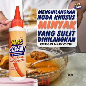 MISS CLEAN penghilang noda jamur darah tinta karat minyak luntur pada pakaian