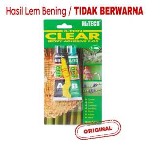 Lem Alteco 5 menit BENING TIDAK BERWARNA 40 gram
