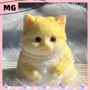 【Magical House】[ New Hot Fashion] Taba Cute Chubby Cat Orange Cat Plush Soft Sticky Girl Kids Birthday Gift Fidget Squishy Toy Pet Ornaments Gifts