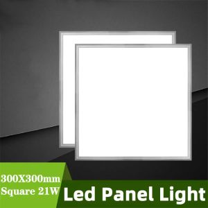 CANMEIJIA Square Led Panel Light 220v Recessed Ceiling Lamp 21W/40W Led Ceiling Panels Office Lighting Fixture 30x30/30 60 For Bathroom Living Room