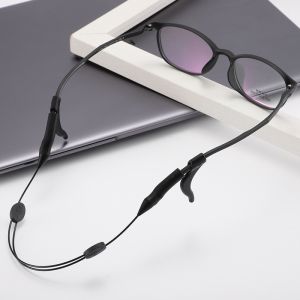 25cm/35cm Adjustable Eyewear Rope Glasses Spectacle Cord Strap Glasses Holder Anti-slip Silicone