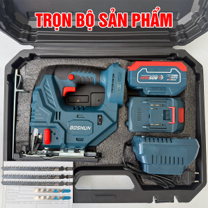 Máy Cưa Lọng Pin BOSHUN BS-CJS06BL Không Chổi Than Siêu Khoẻ Công Suất 950W 6 Cấp Tốc Độ