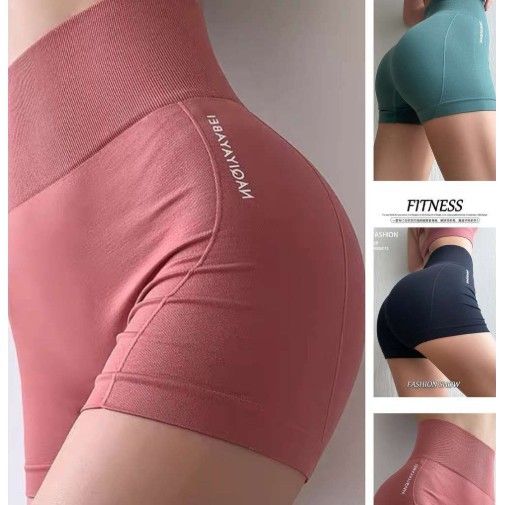 Yokufashion Munafie Slimming Panty Cycling Shorts Seamless Yoga Sports Tights High Waist Shorts