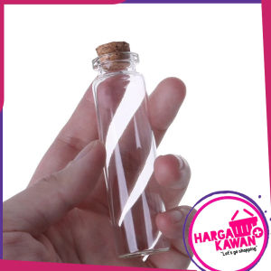 Botol Kaca Unik dengan tutup gabus botol kaca multifungsi ukuran 20 ml