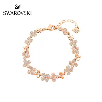 SWAROVSKI ブレスレット Elderflower ローズゴールド Swarovski Elderflower Bracelet - Best Price in Singapore