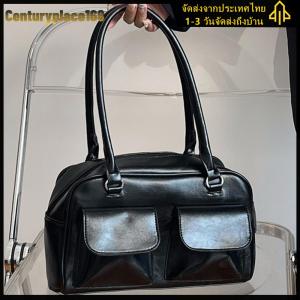 กระเป๋าบ่าซิปผู้หญิงแฟชั่นหนังกระเป๋าถือกระเป๋าผ้าพันคอแบบสบาย ๆ