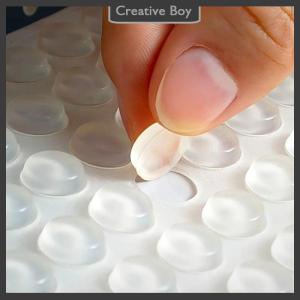 [Creative] Trong suốt Silicone chống va chạm hạt tủ quần áo cửa chống va chạm Pad câm dán đệm chống trượt chống keo hạt