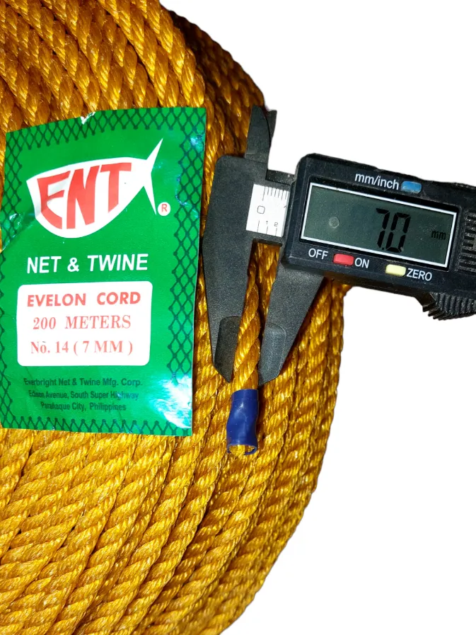 Nylon rope/twisted rope/nylon twine/construction/polypropelene rope (pp ...