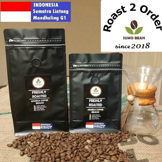 ROAST TO ORDER INDONESIA SUMATRA LINTONG MANDHELING G1 100% FRESH ROAST ...