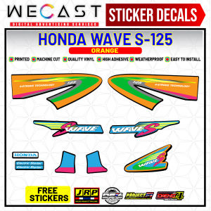 WECAST Honda Wave S125 Decals Sticker for Motorcycle Accessories High Quality with Free Stickers