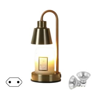 Modern Warmers Lamp for Jar with High Temperature Lacquered Iron Lampshade