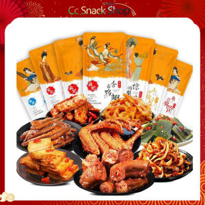 【ready stock】Spicy Snacks Series: Spicy Sauce Neck Seaweed Dried Tofu Lotus Root Slices Shredded Duck Toothpick Meat Vegetarian Meat Duck Wings Fish Crispy Bones Spicy Snacks TikTok-famous Spicy Noodles Spicy Gluten Chinese Snacks