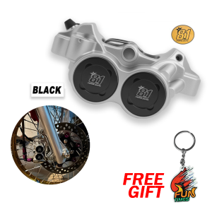Brake Caliper CNC TYPE 8.1 Radial Mount with Bracket Wave 125 ( 20a Copy ) Made in Thailand