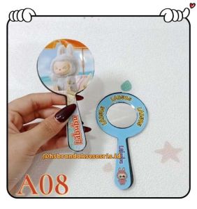 KACA GAGANG SOUVENIR / CERMIN GAGANG LABUBU / SOUVENIR KACA GAGANG / KACA PENGANG TANGAN / KACA LUCU / SVK7575