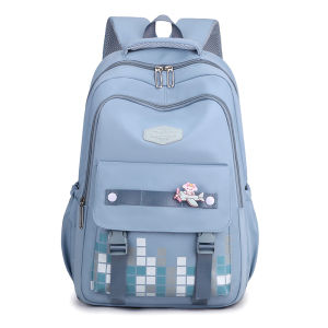 603-6 #Korea Backpack High Quality Beg Sekolah / School Bag / Beg Galas / Laptop / College / Bag Sekolah Design Petak