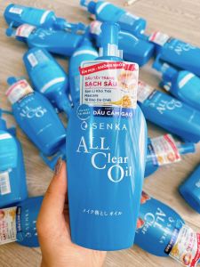 Dầu Tẩy Trang Sạch Sâu Dưỡng Ẩm Senka All Clear Oil 230ml