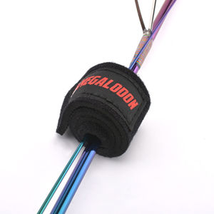 Megalodon high quality high elastic fishing rod strap Using high-stretch KO fabric Can easily tie the fishing rod for easy carrying Embroidered LOGO Not easy to fade and fall off beautiful and durable