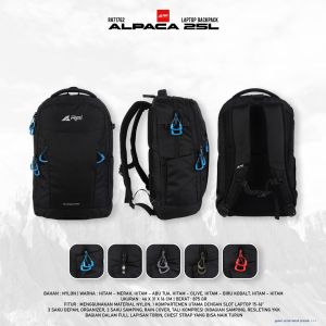 Tas Ransel Backpack Laptop Alpaca 25L Arei Outdoorgear