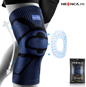 NEENCA Knee BraceKnee Compression Sleeve Support with Patella Gel Pad & Side Spring Stabilizers Knee Protector for RunningMeniscus TearArthritisJoint Pain ReliefACLInjury Recovery (1 Unit)