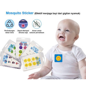 Sticker Pengusir Anti Nyamuk Mosquito Repellent Patch Baby / Anak Anti Nyamuk Isi 16 Pcs B37