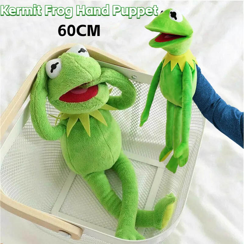 Kids Gifts Big Full Body Kermit The Frog Hand Puppet Soft Plush Toy Kids Doll  60Cm