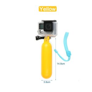 Floating Hand Grip Handle Stick Bobber Floaty Yellow Handheld Monopod for GoPro Hero 10 9 8 7 6 5 4 Xiaomi for Yi 4k for Eken