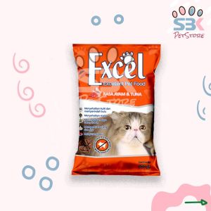 Excel Cat Food Makanan Kucing Kering 500gr