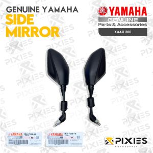 YAMAHA Genuine Side Mirror for XMAX 300 V1 V2 V3 - Black - Fits XMAX 300 - Moto Parts & Spares - Mirrors