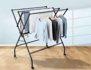 Sorento Clothes Rack Heavy Duty 304 Stainless Steel Clothes Hanger Drying Rack Rak Penyidai Baju Ready Assembly [Kingsman]