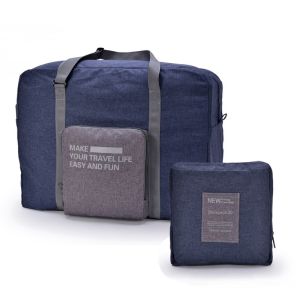 SG Travel Bag On Luggage Foldable Travel Bag Hand Carry Travel Duffel Bag Korean Style