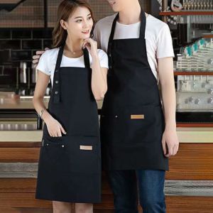 Radiumshop แฟชั่นผ้าใบผ้ากันเปื้ สำหรับงานตัดผม งานครัว ร้านกาแฟ