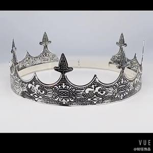 Mingyu Vương miện lớn hợp kim cho nam vương miện hoàng gia Baroque vàng hồng vương miện tròn thanh lịch phụ kiện tóc cho nữ