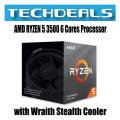 AMD Ryzen 5 3500 Processor with Wraith Stealth Cooler. 