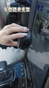 Magnetic Vacuum Suction Cup Phone Holder 360 °   Rotation Vacuum Suction Phone Mount Car Dashboard Phone Mount for  Phones