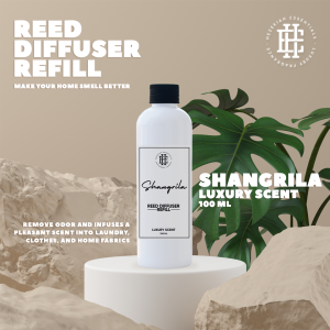 Hezekiah Reed diffuser refill Hotel Shangrila Spa Scent home fragrance with 5pcs reed sticks room & bathroom fragrance