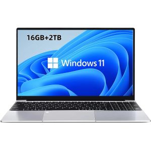 2026 Laptop Computer Windows 11 Intel Core i7 8500Y 15.6 Inch 1TB SSD Office Computer PC Fingerprint Unlock Notebook PC