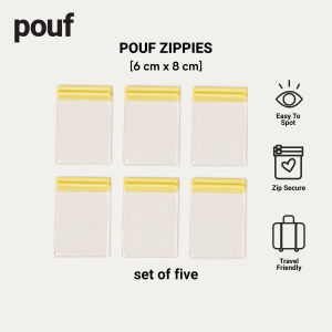 Pouf Zippies [Clear Organizing Pouches]