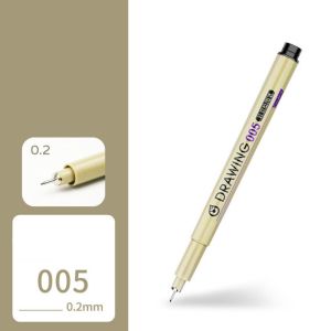 RGFV Sakura Pen Pigment Liner Pen 12 Tip Fine Line Sketching Pen Sketching Markers Black Liner Micron Ink Marker Pen Art Supplies