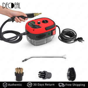 2500W Portable Handheld Steam Cleaner High Temperature Pressurized Steam Cleaning Machine with Brush Heads for Kitchen Furniture Bathroom Car