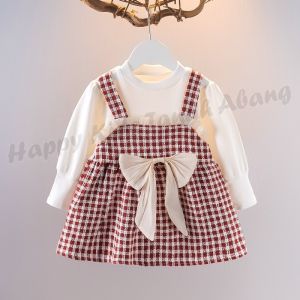 DRESS LENGAN PANJANG ANAK PEREMPUAN 0-4 TAHUN / DRESS ANAK PEREMPUAN TERBARU 2024