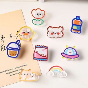 Goldmines ràng buộc vật tư văn phòng chỉ số kẹp phim hoạt hình văn phòng phẩm trường học thư Clip đồ ăn nhẹ kẹp niêm phong kẹp giấy Kẹp bướm đầu kẹp trong suốt